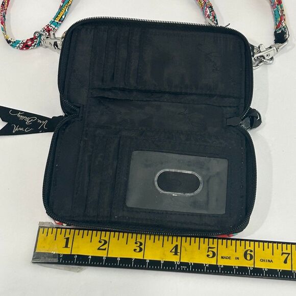 Vera Bradley Small Crossbody Bag Women’s Multi-Color Retired Parisian Paisley - Picture 7 of 9